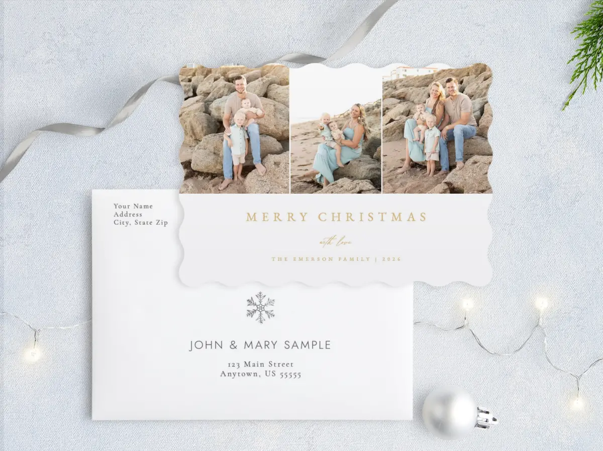 Front with Envelope Design