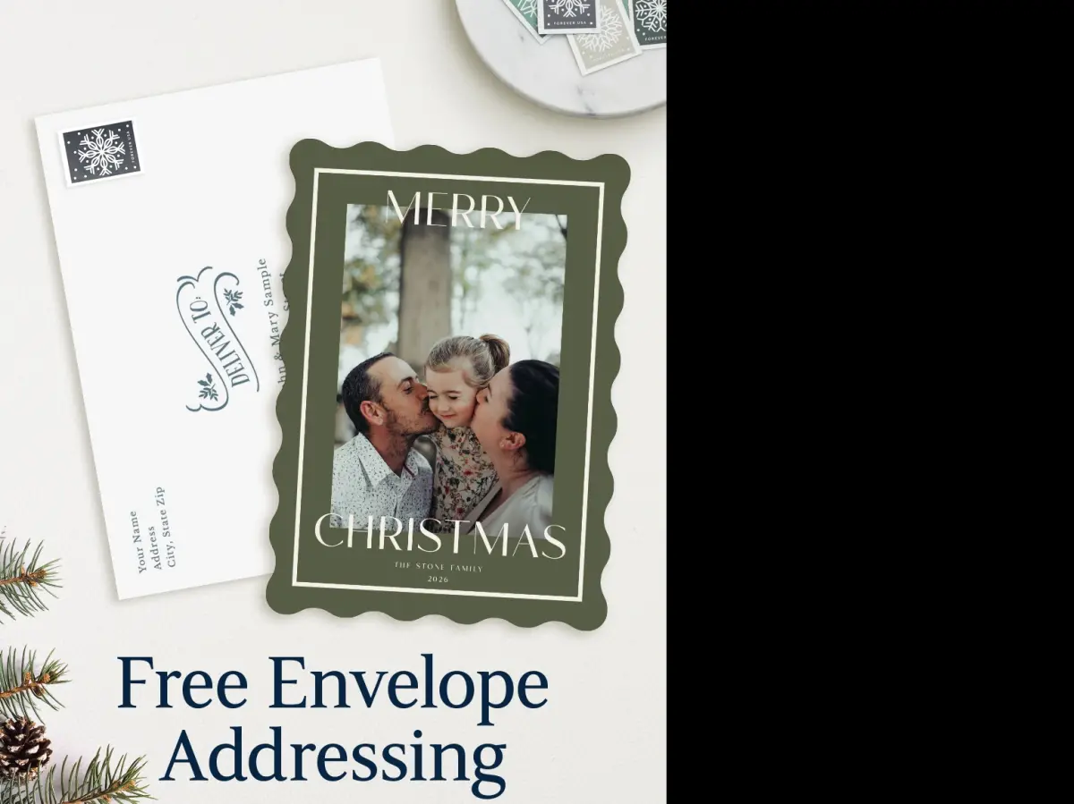 Wavy Christmas Cards