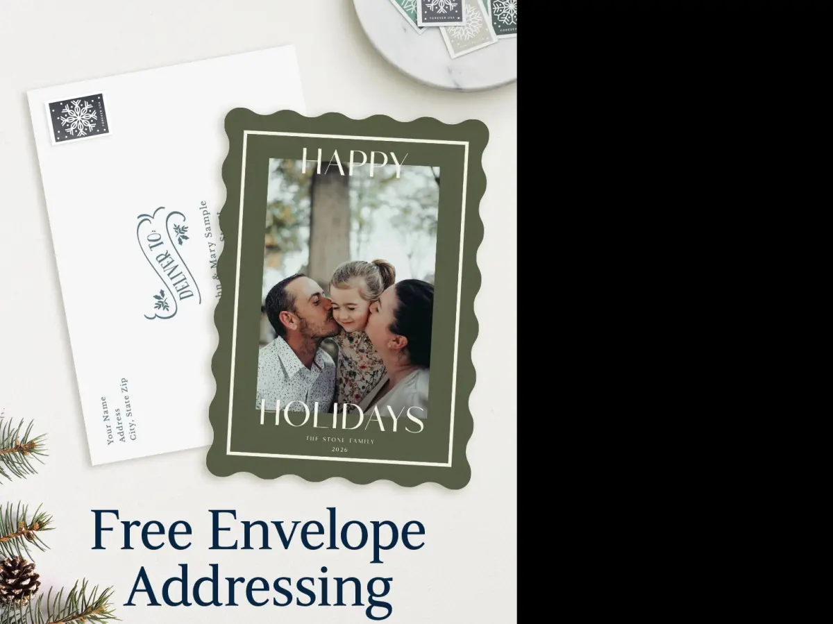 Wavy Christmas Cards