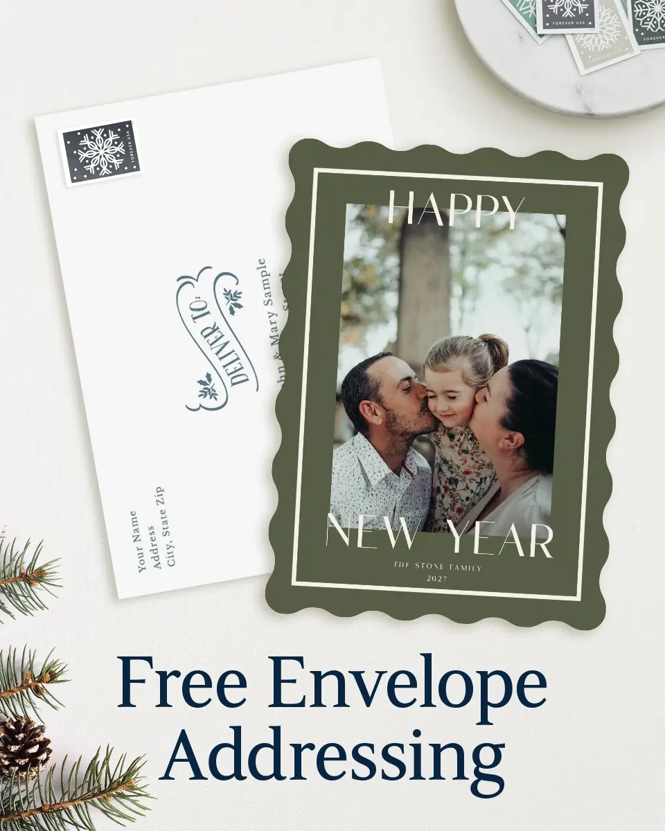Wavy Christmas Cards