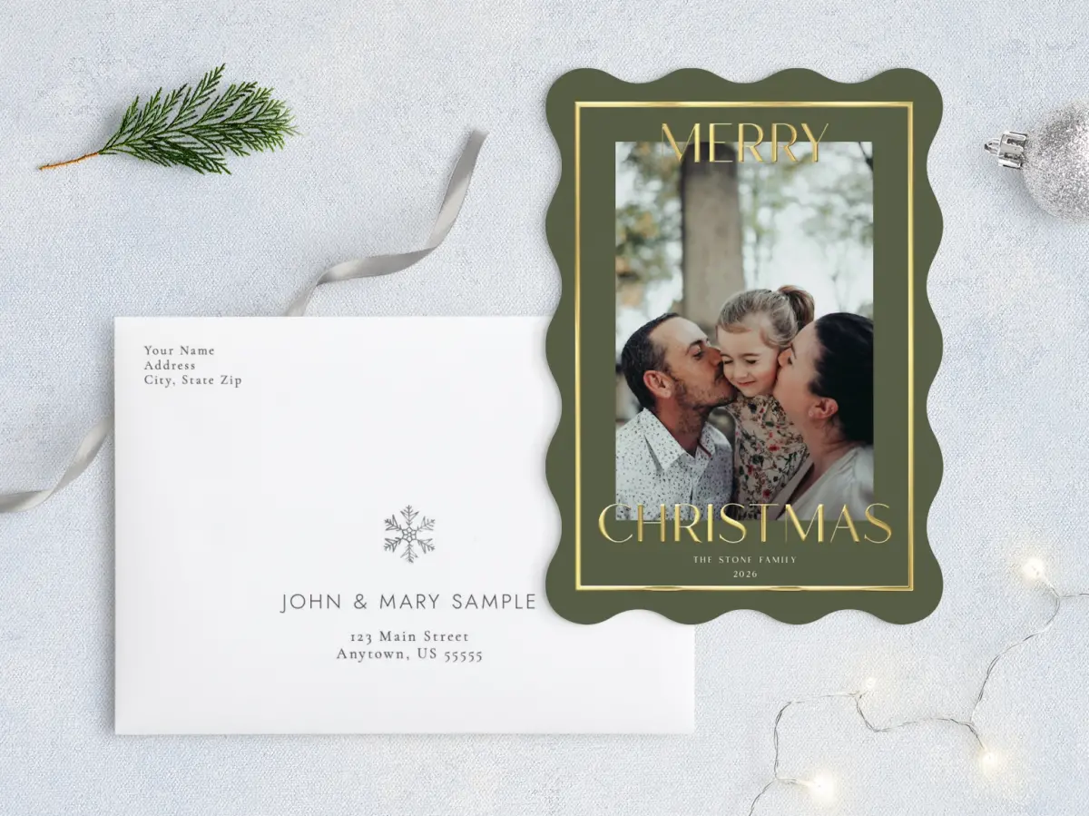 Front with Envelope Design