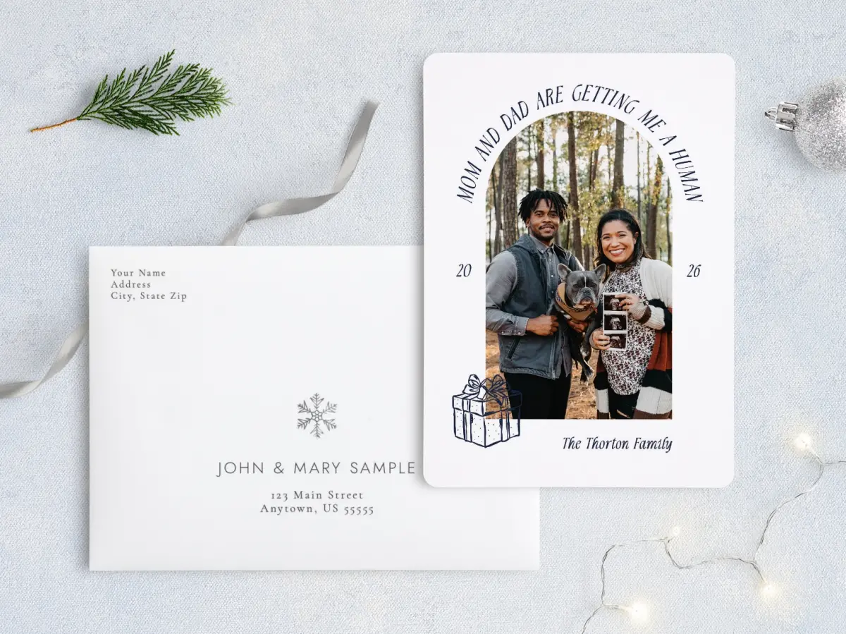 Front with Envelope Design