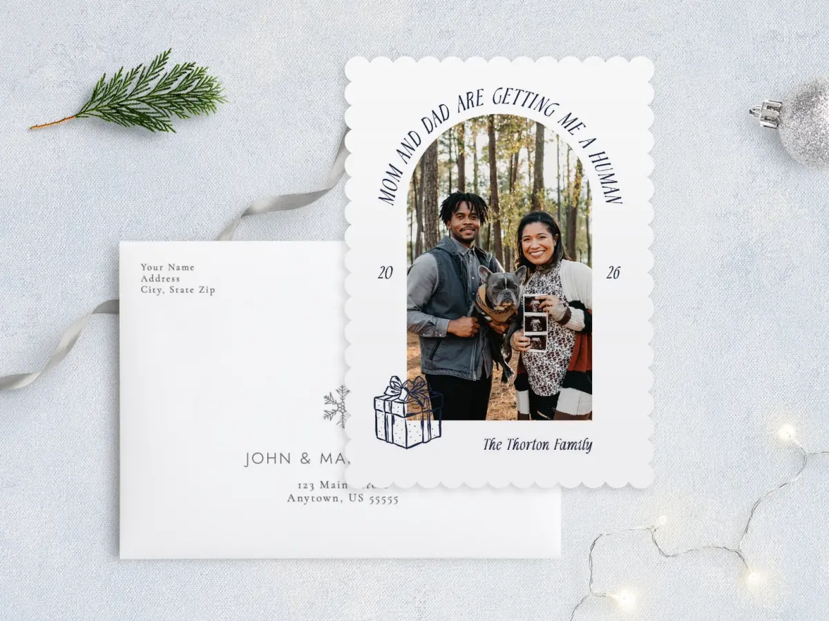 Front with Envelope Design