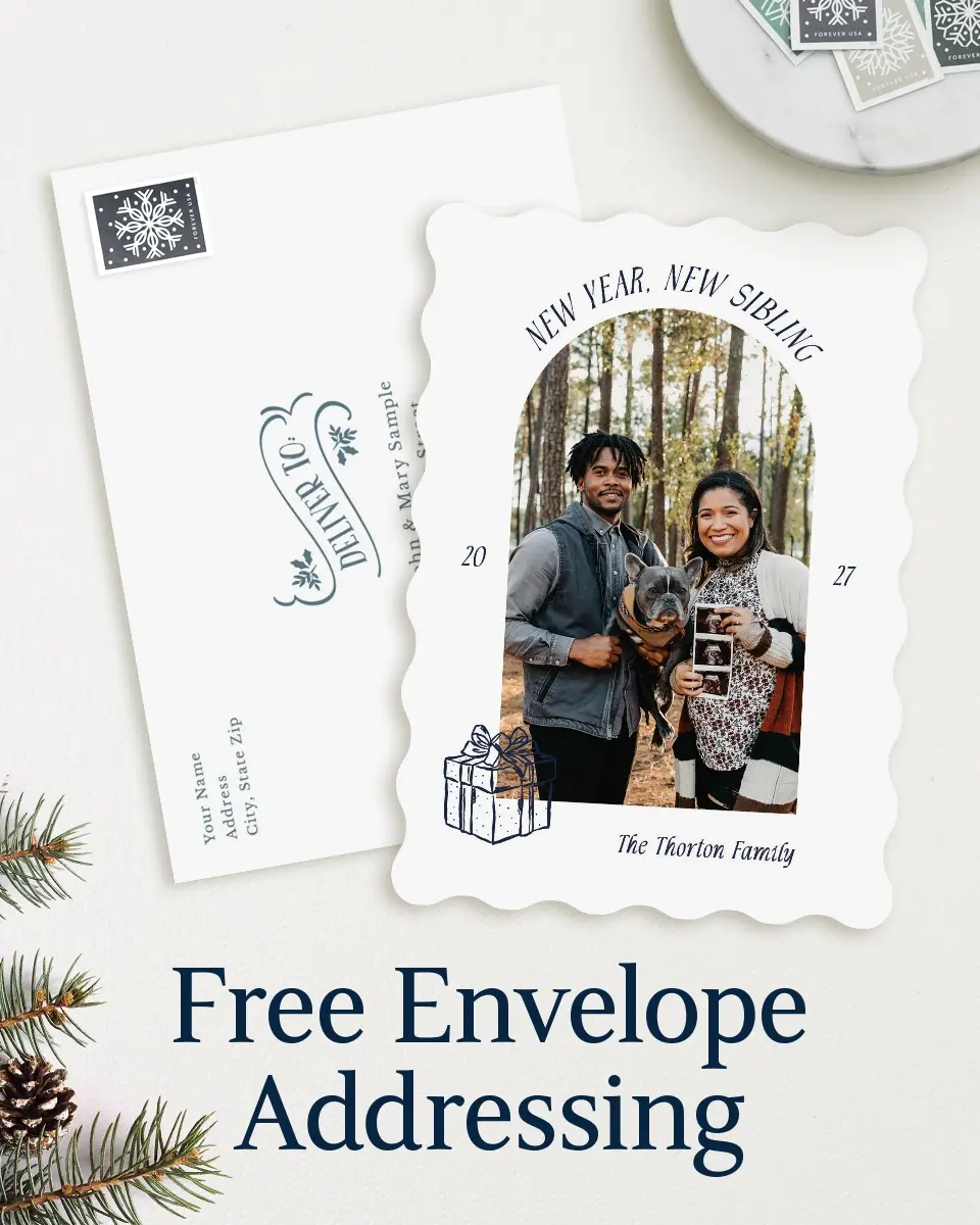 Wavy Christmas Cards