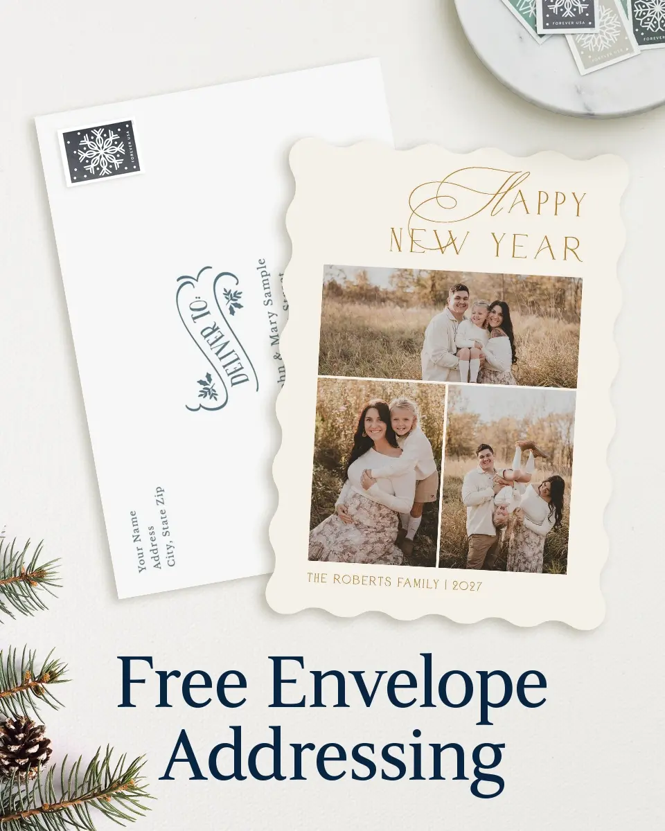 Wavy Christmas Cards