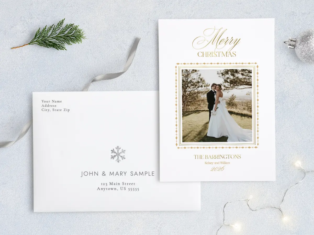 Front with Envelope Design