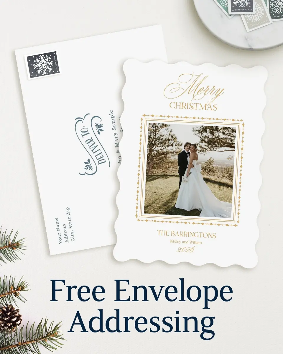 Wavy Christmas Cards