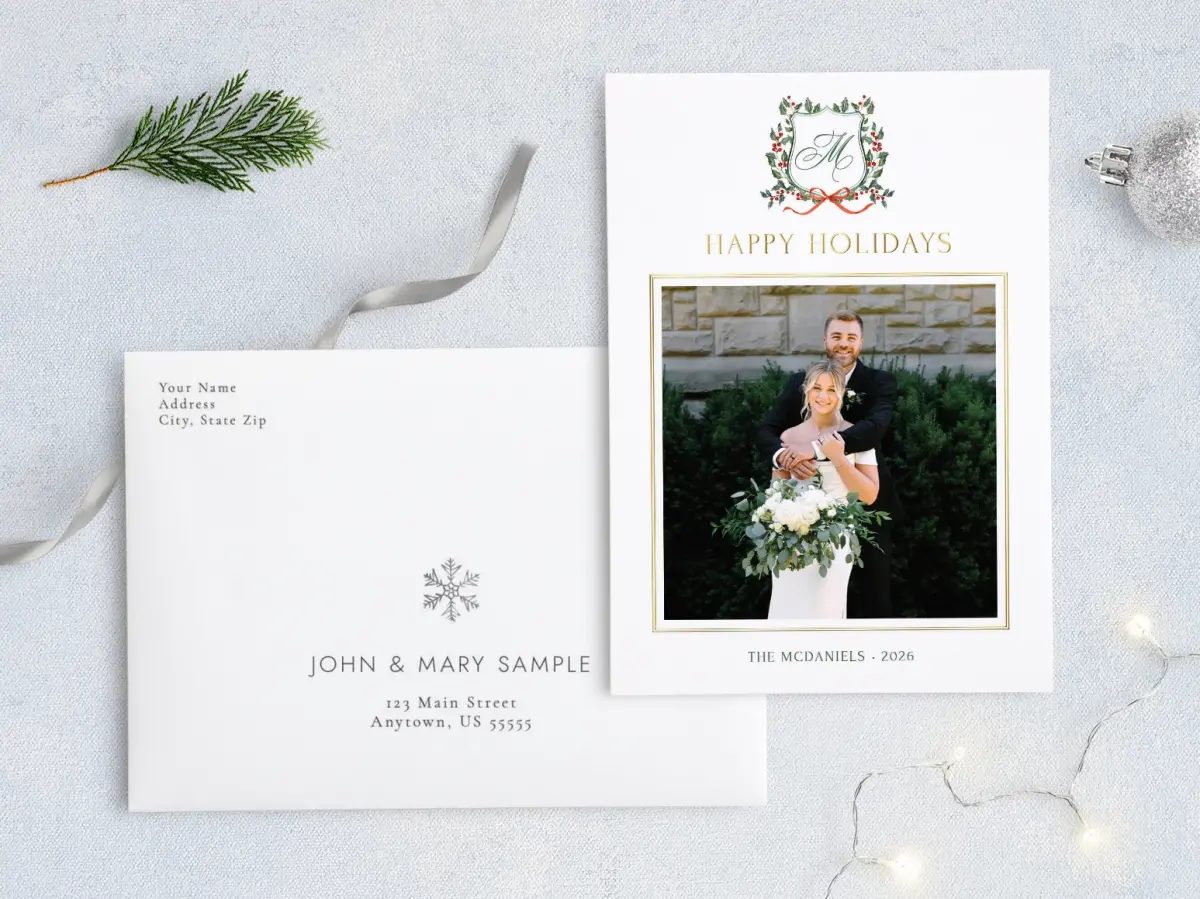 Front with Envelope Design