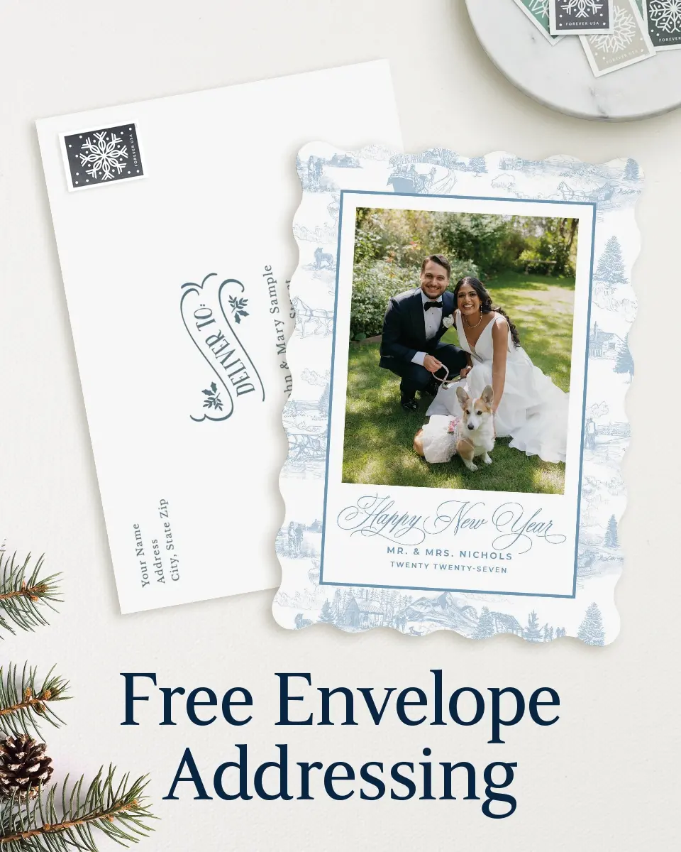 Wavy Christmas Cards