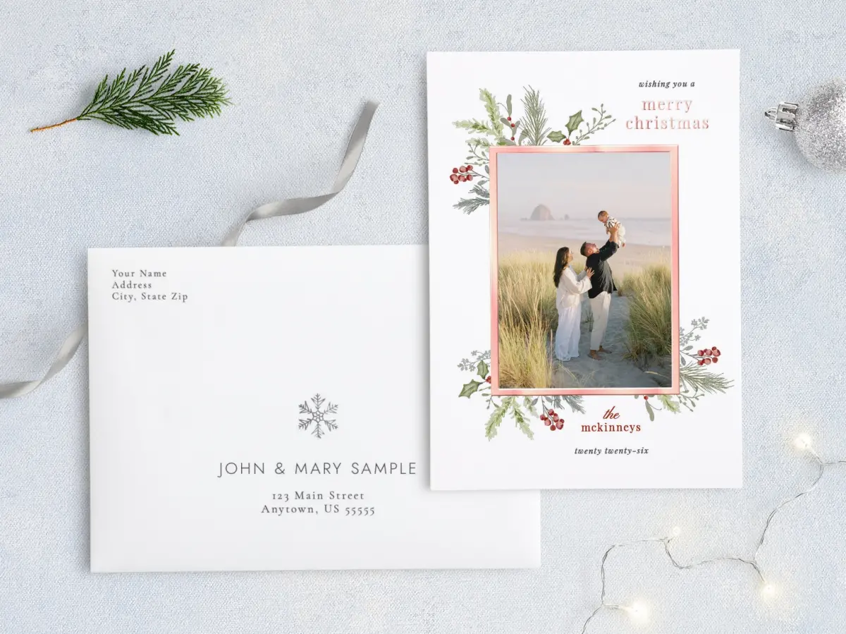 Front with Envelope Design