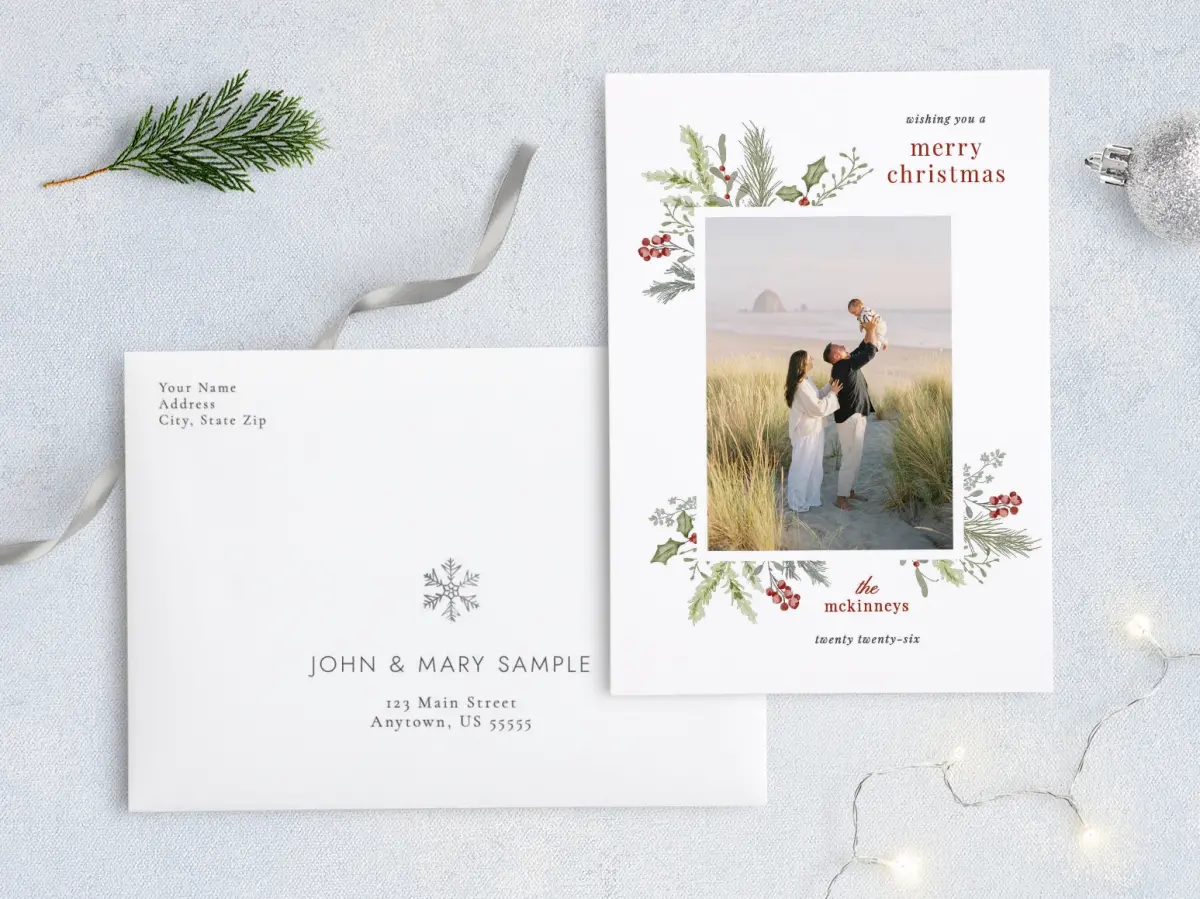 Front with Envelope Design