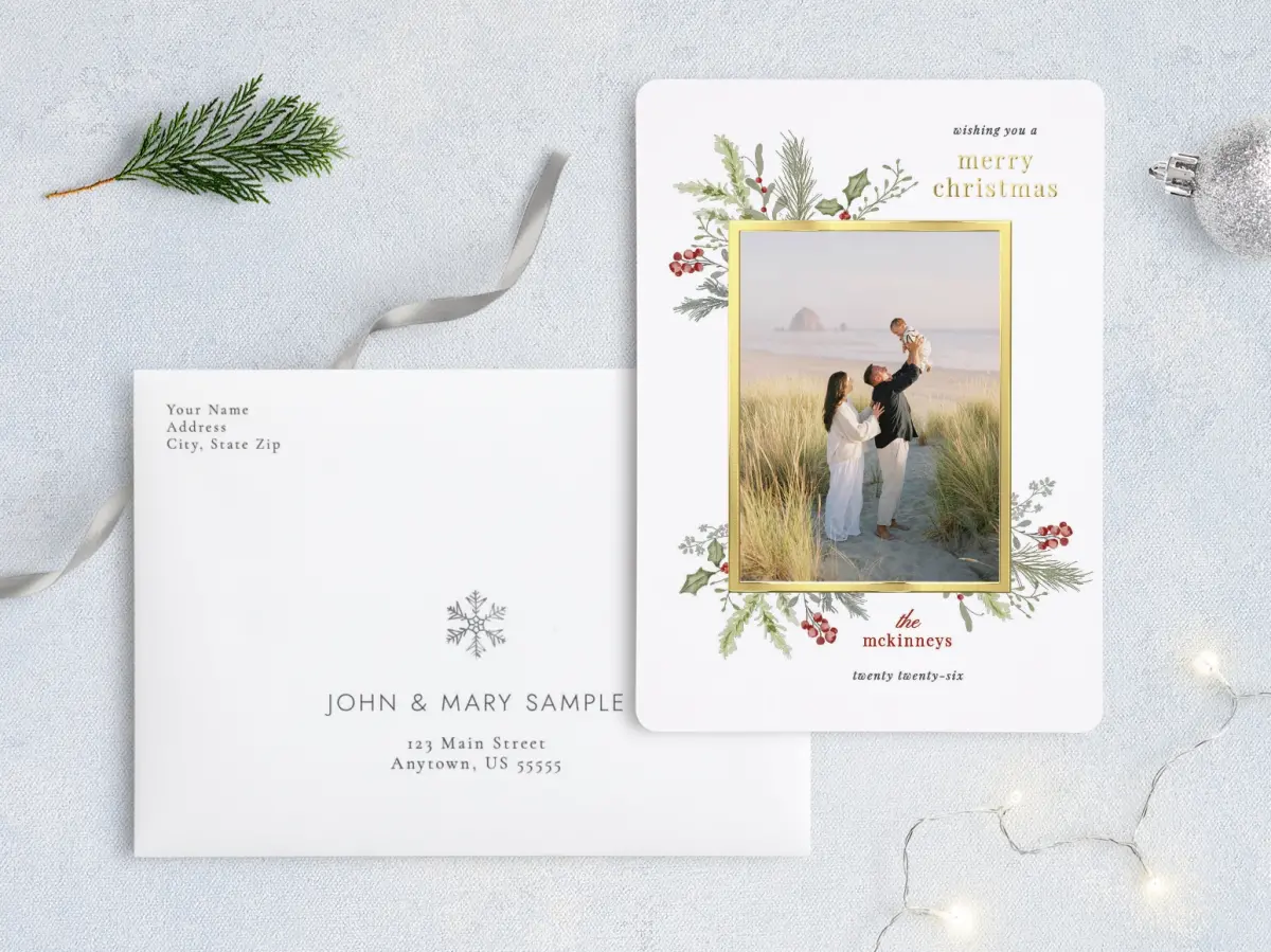 Front with Envelope Design