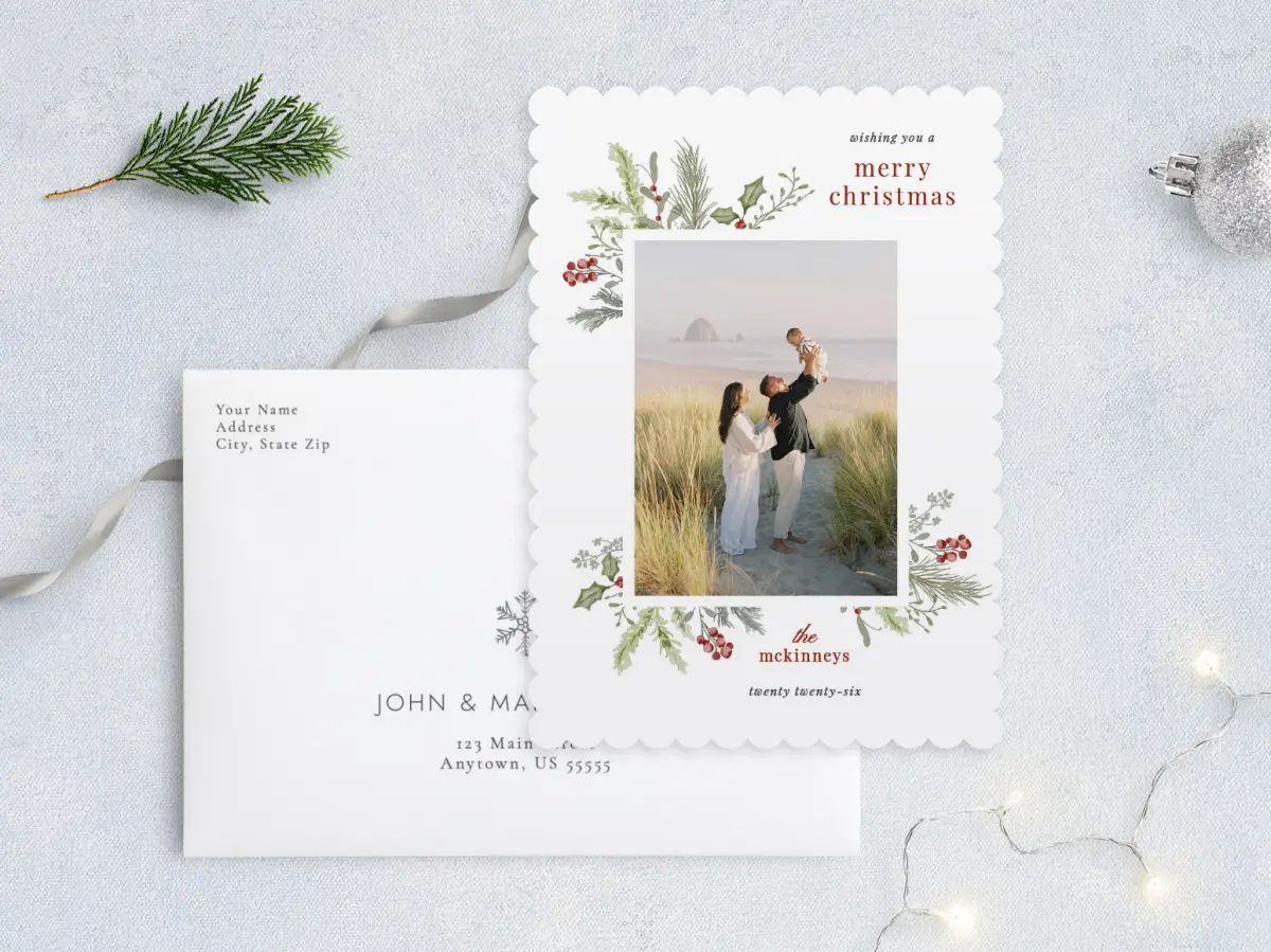 Front with Envelope Design