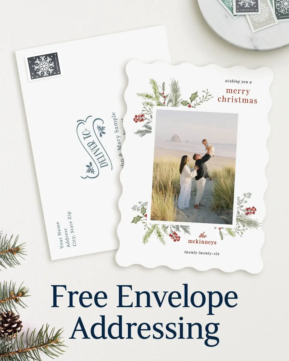 Wavy Christmas Cards