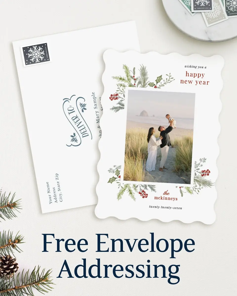 Wavy Christmas Cards