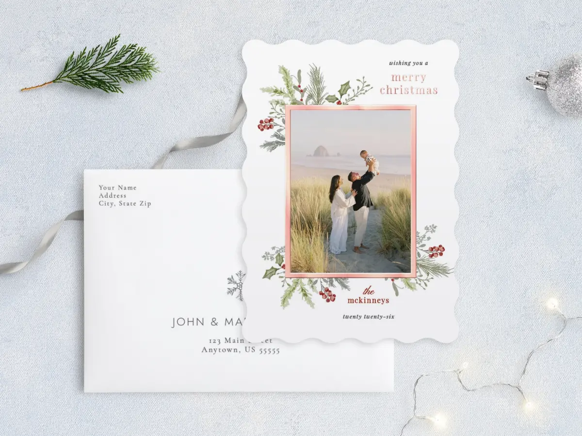 Front with Envelope Design