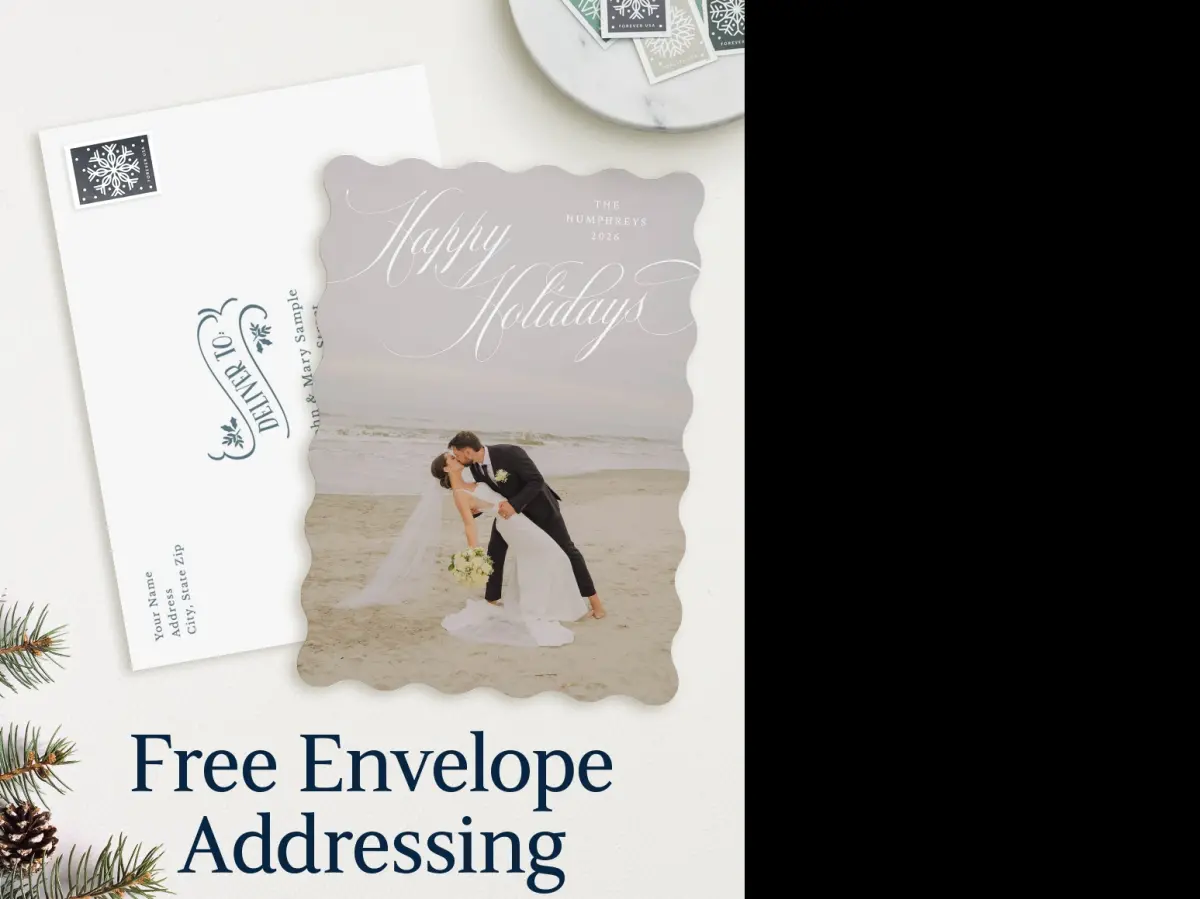 Wavy Christmas Cards