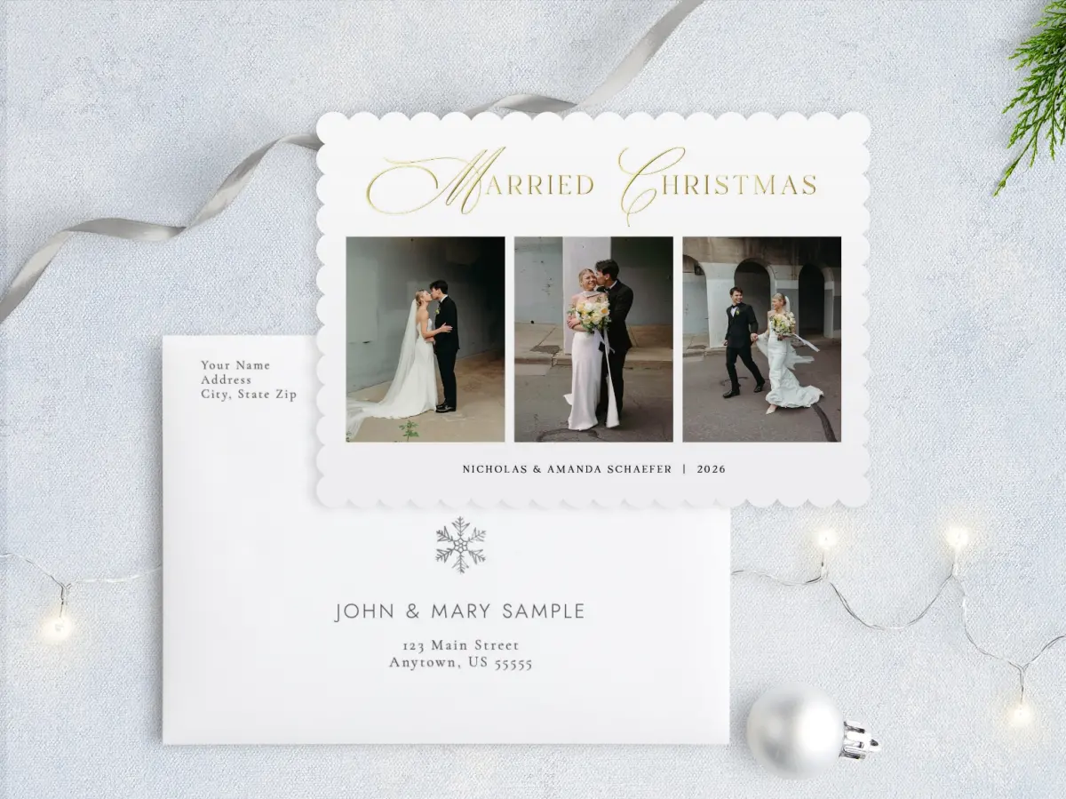 Front with Envelope Design