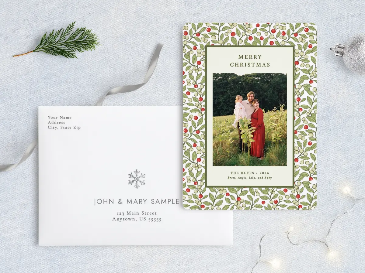 Front with Envelope Design