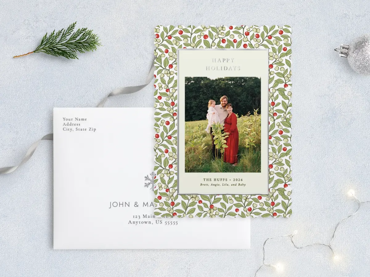 Front with Envelope Design