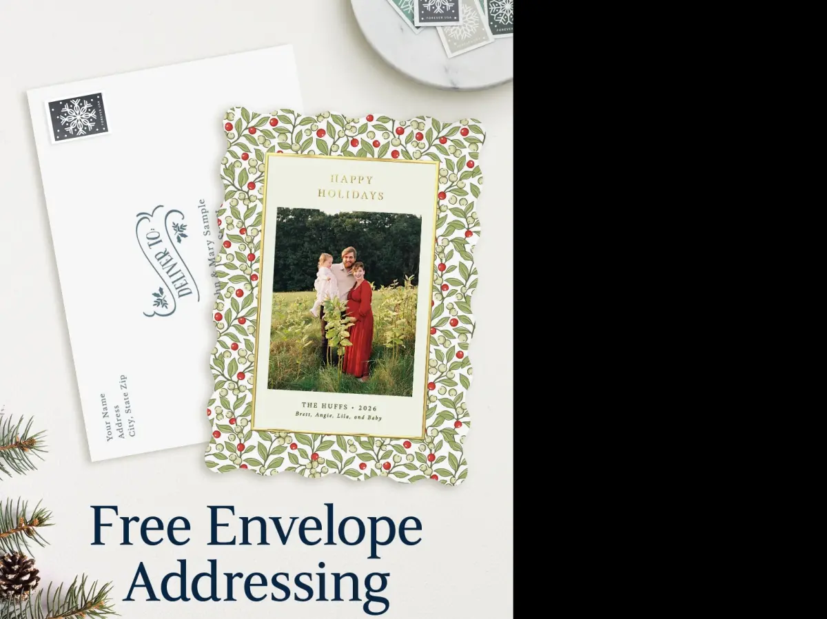 Wavy Christmas Cards