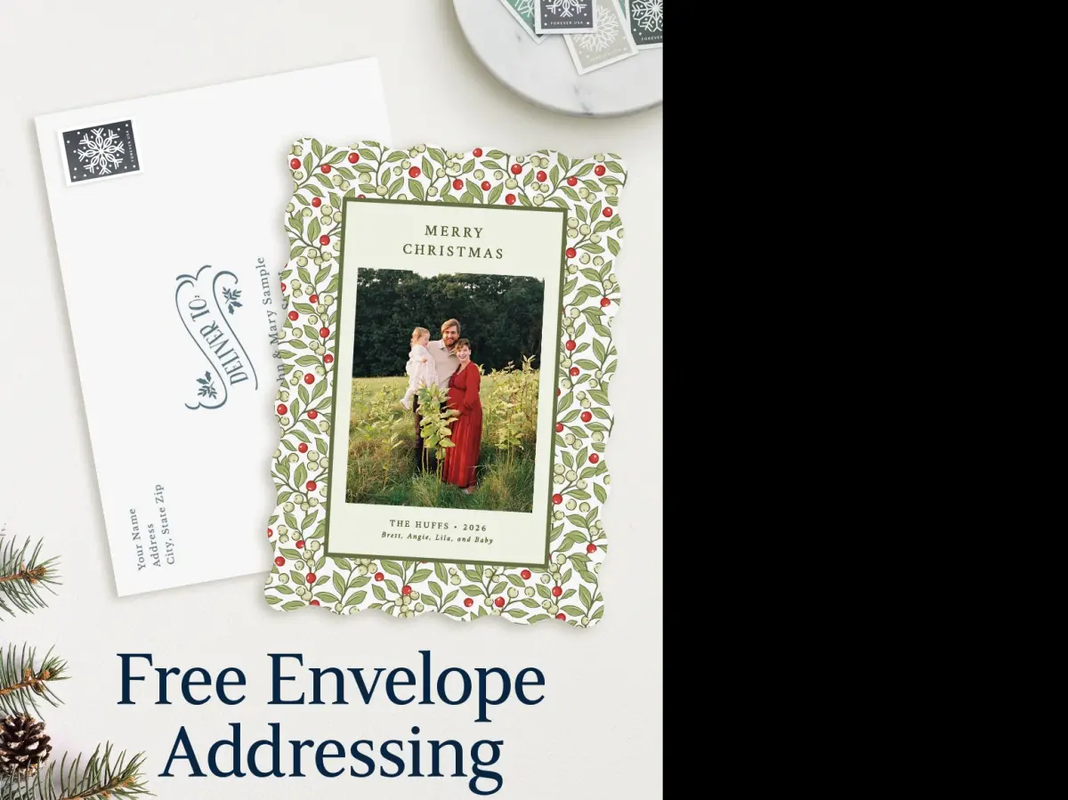 Wavy Christmas Cards