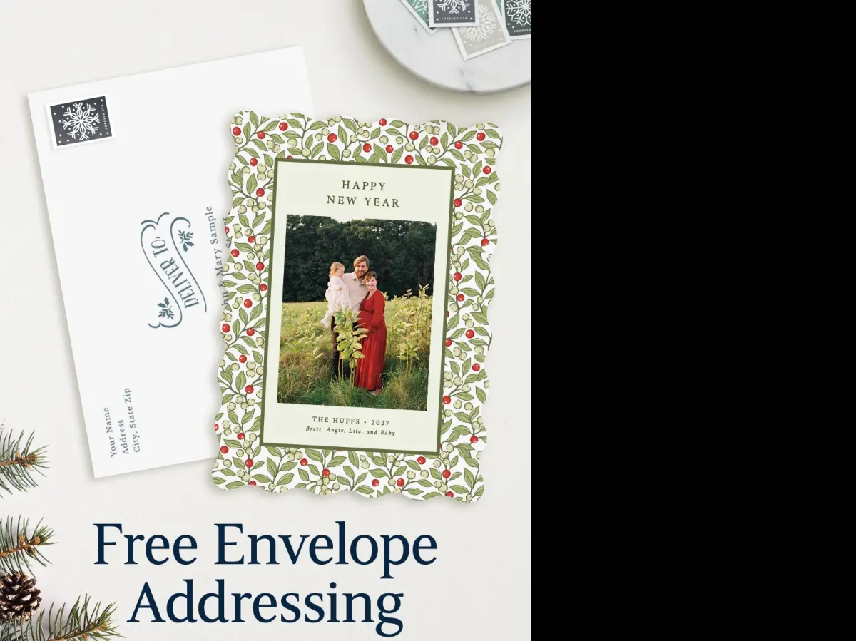 Wavy Christmas Cards