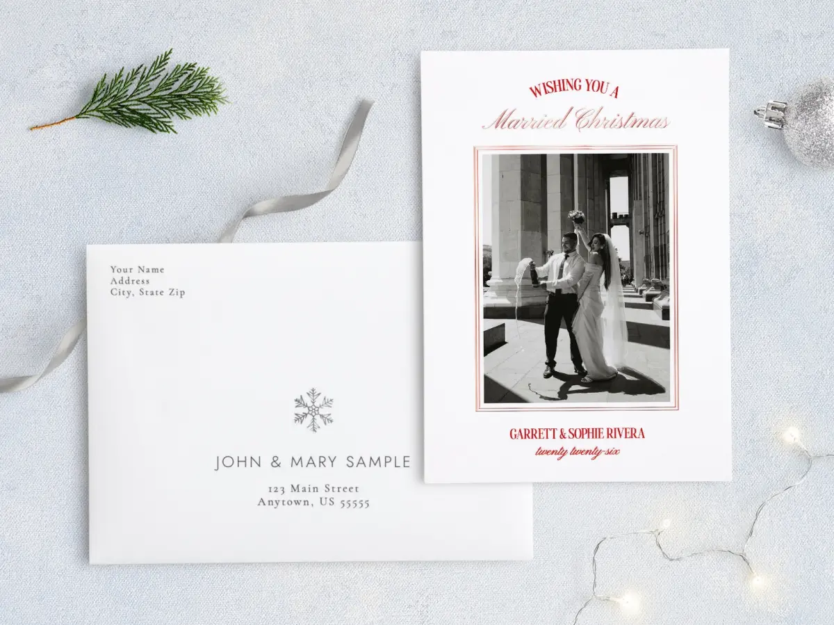 Front with Envelope Design
