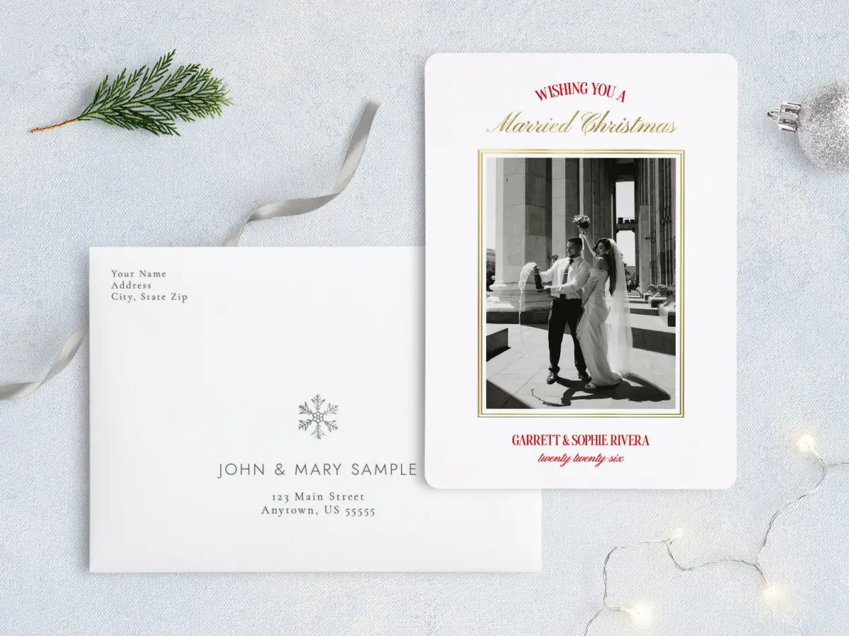 Front with Envelope Design