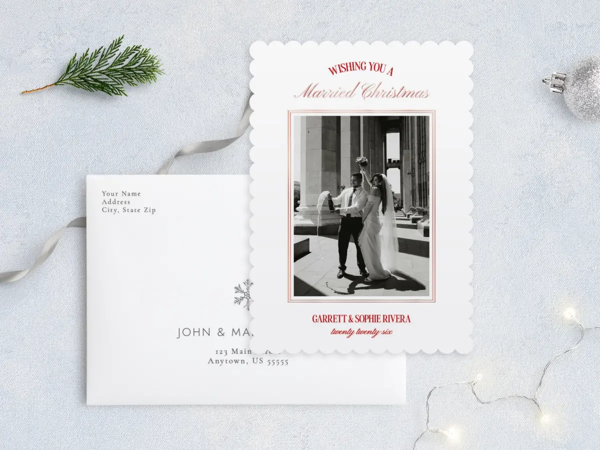 Front with Envelope Design
