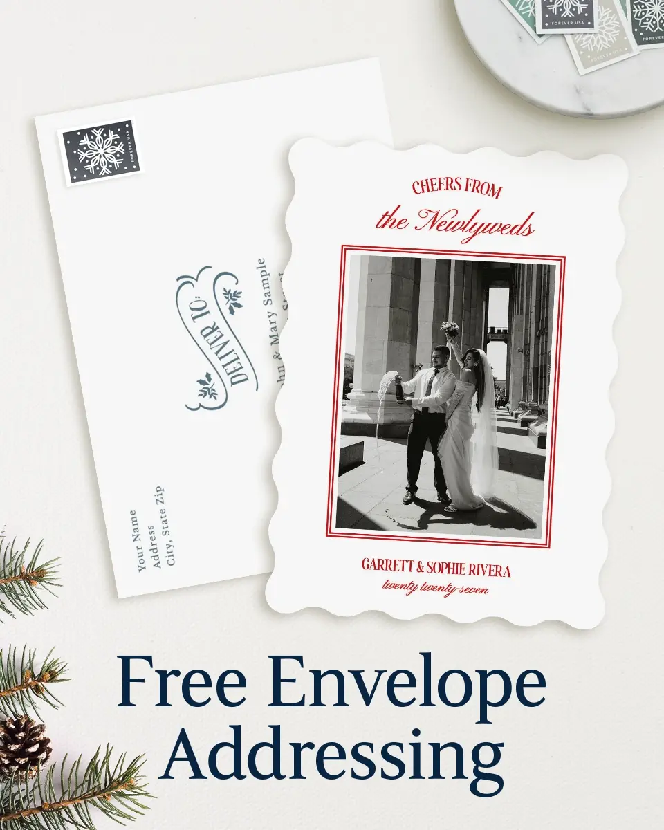 Wavy Christmas Cards