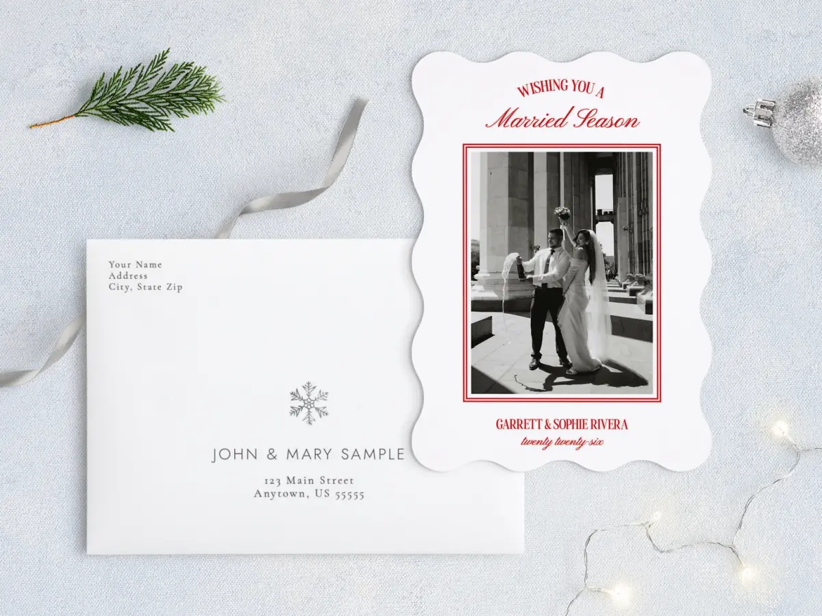Front with Envelope Design