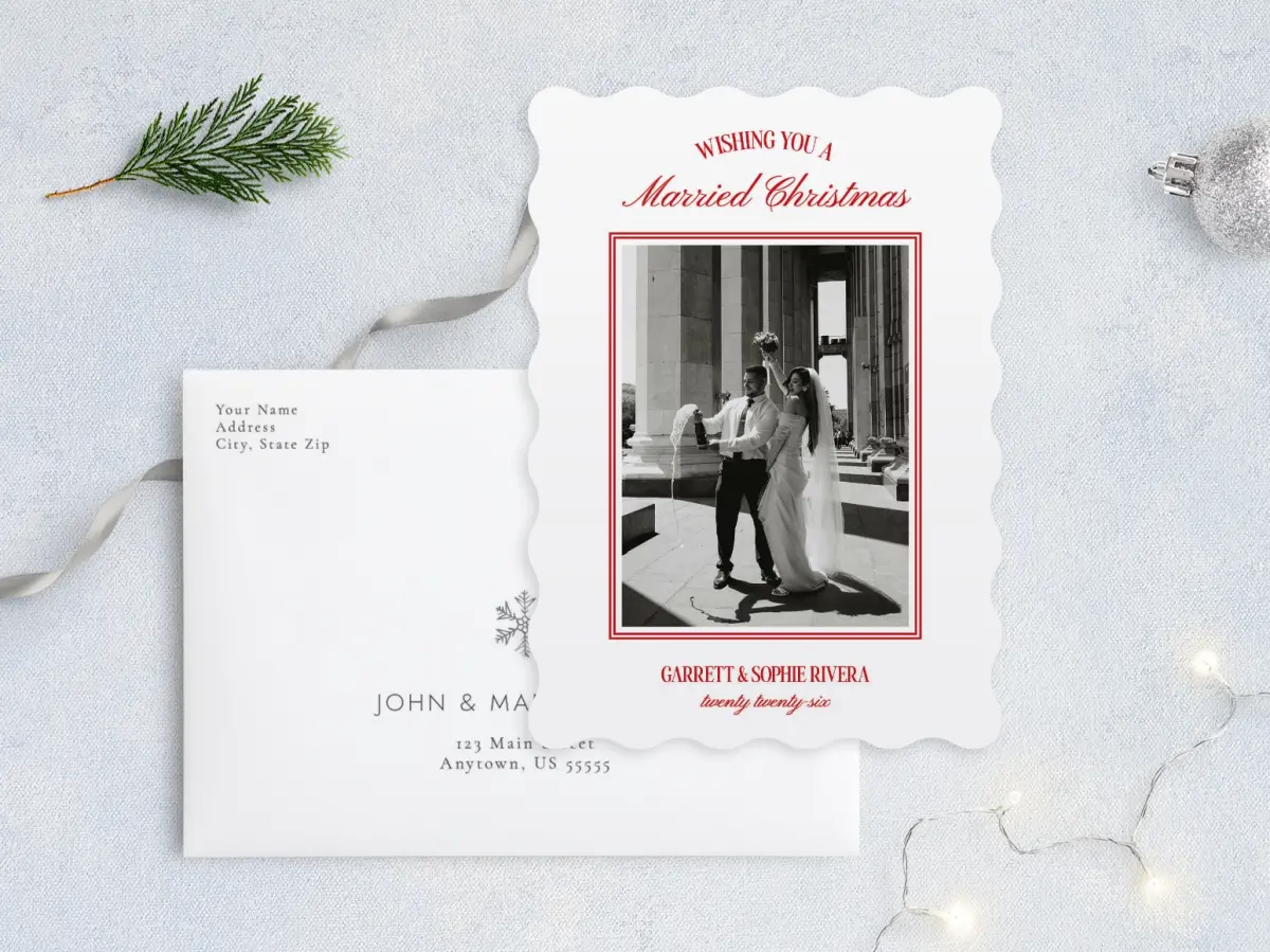 Front with Envelope Design