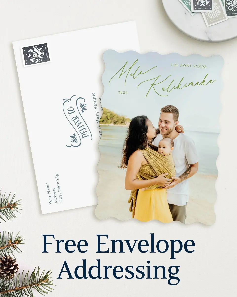 Wavy Christmas Cards