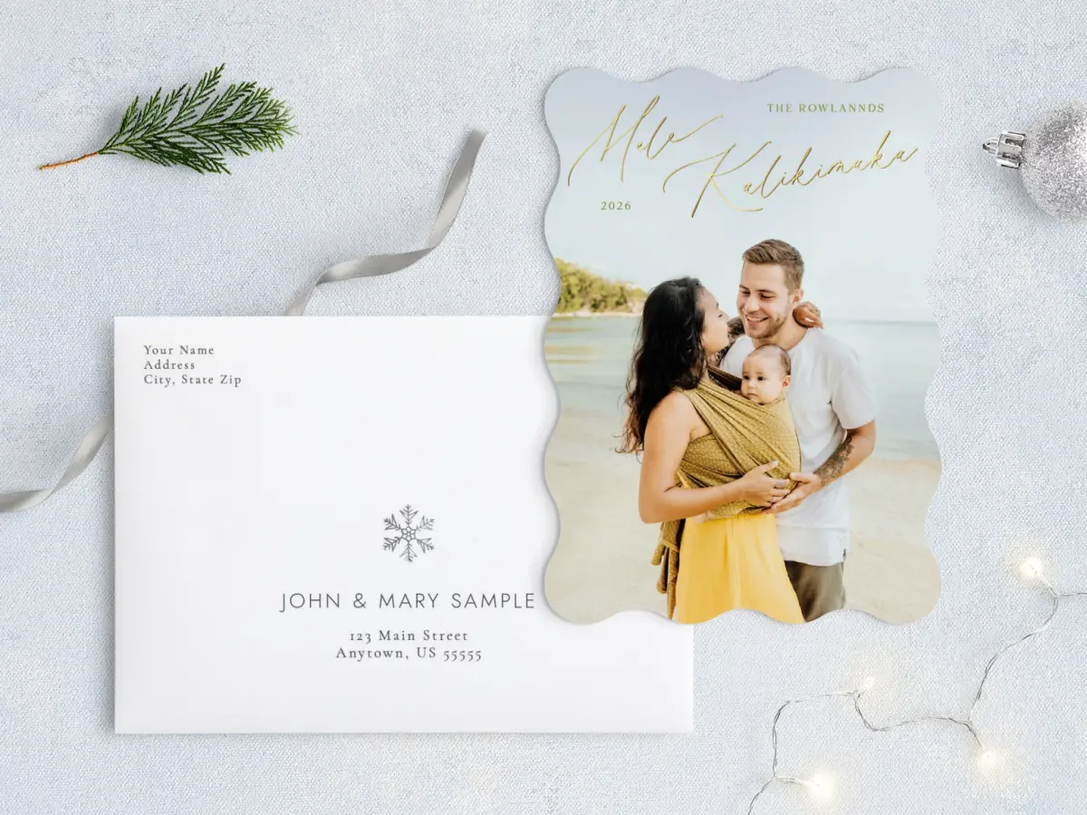 Front with Envelope Design