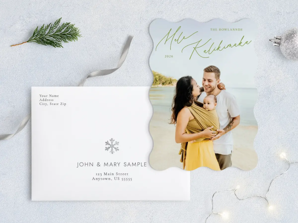 Front with Envelope Design