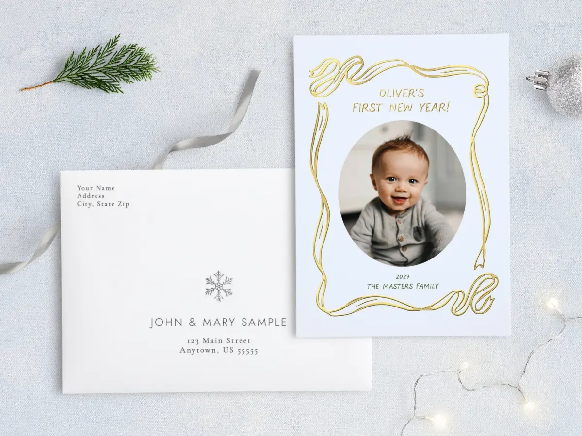Front with Envelope Design