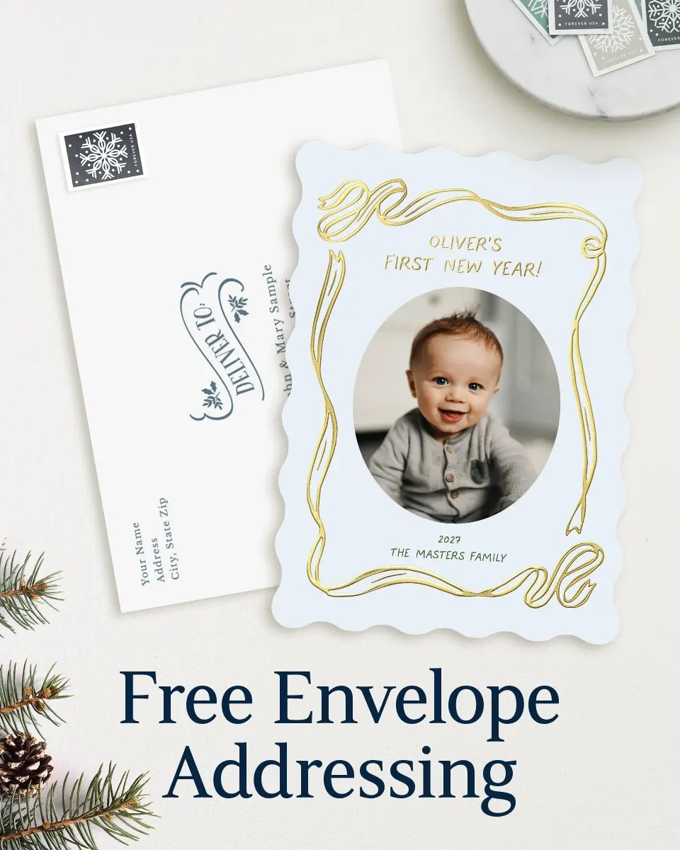 Wavy Christmas Cards