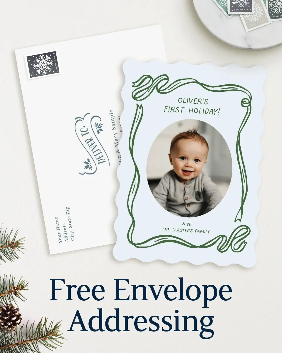 Wavy Christmas Cards