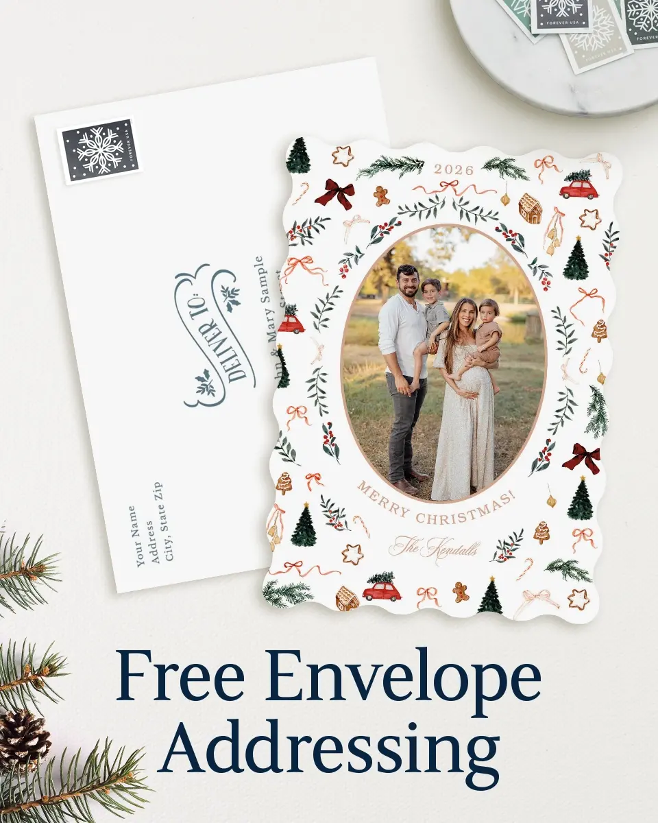 Wavy Christmas Cards