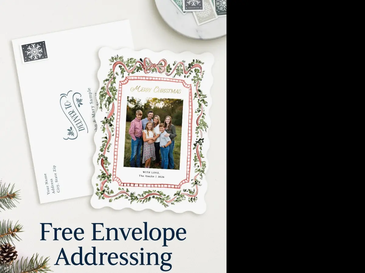 Wavy Christmas Cards