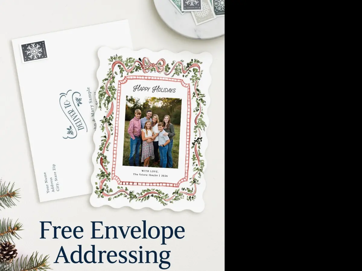 Wavy Christmas Cards