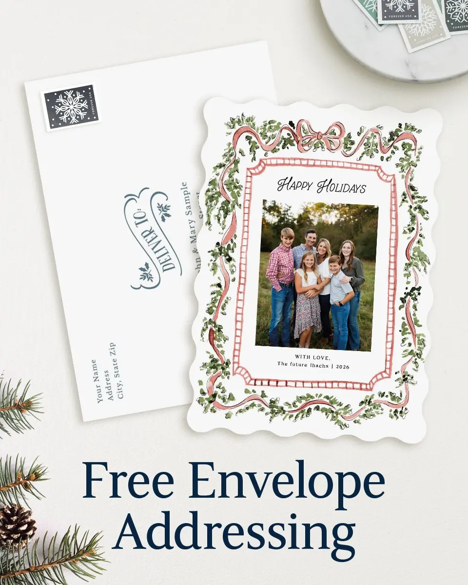 Wavy Christmas Cards