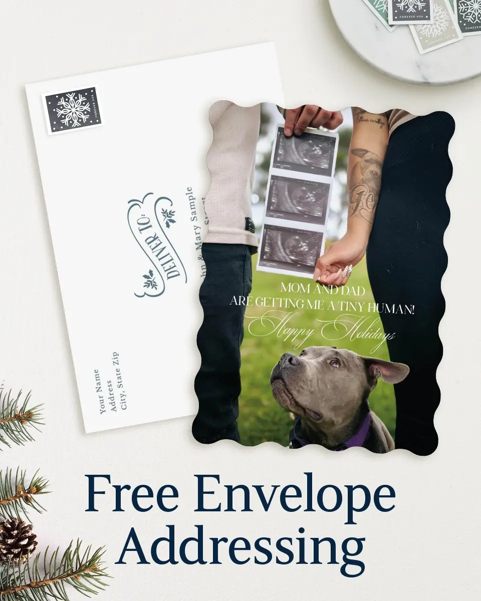 Wavy Christmas Cards