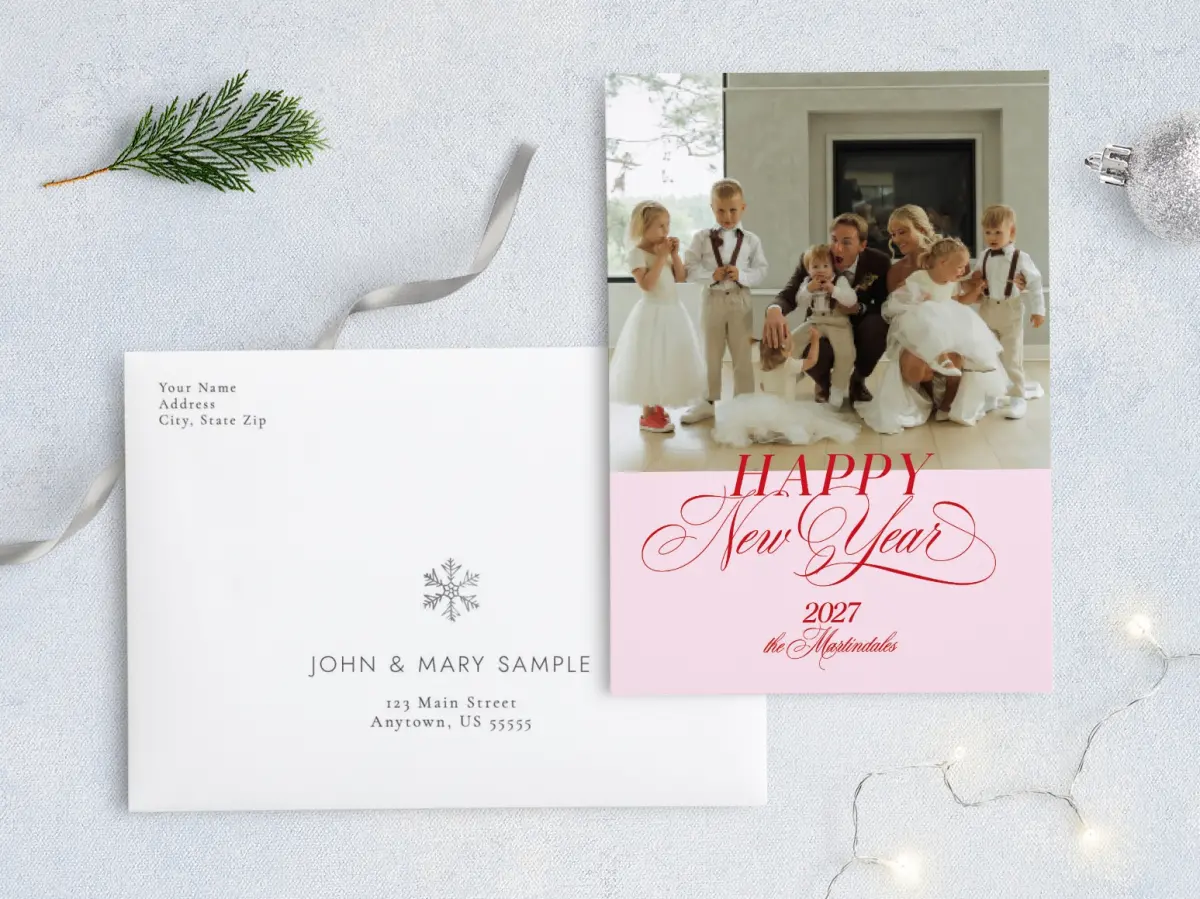 Front with Envelope Design