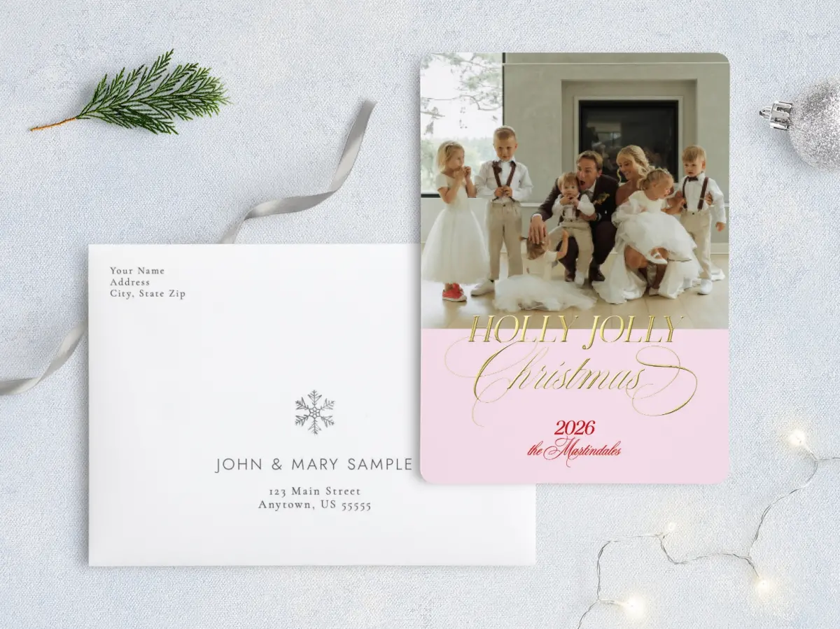 Front with Envelope Design
