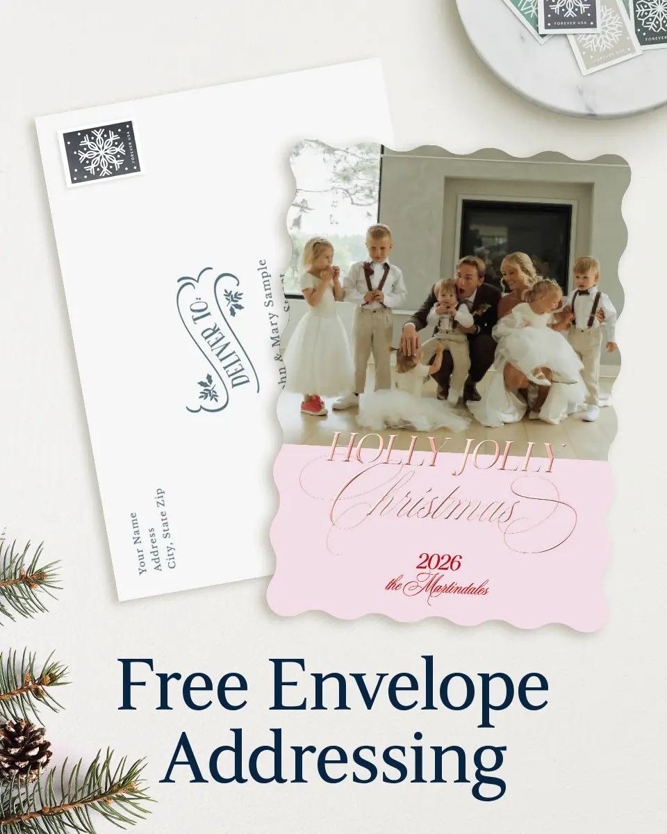 Wavy Christmas Cards
