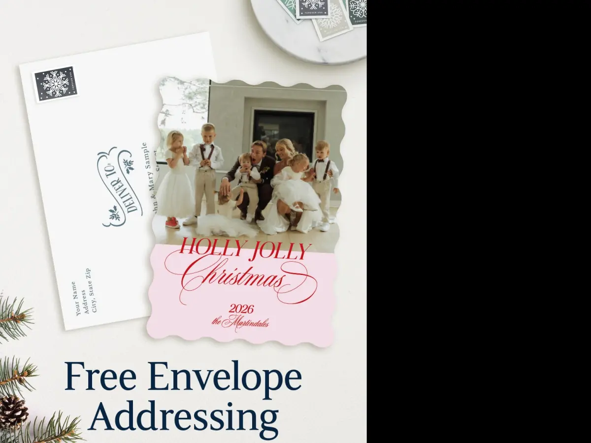 Wavy Christmas Cards
