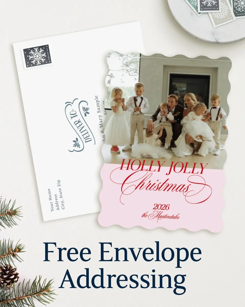 Wavy Christmas Cards
