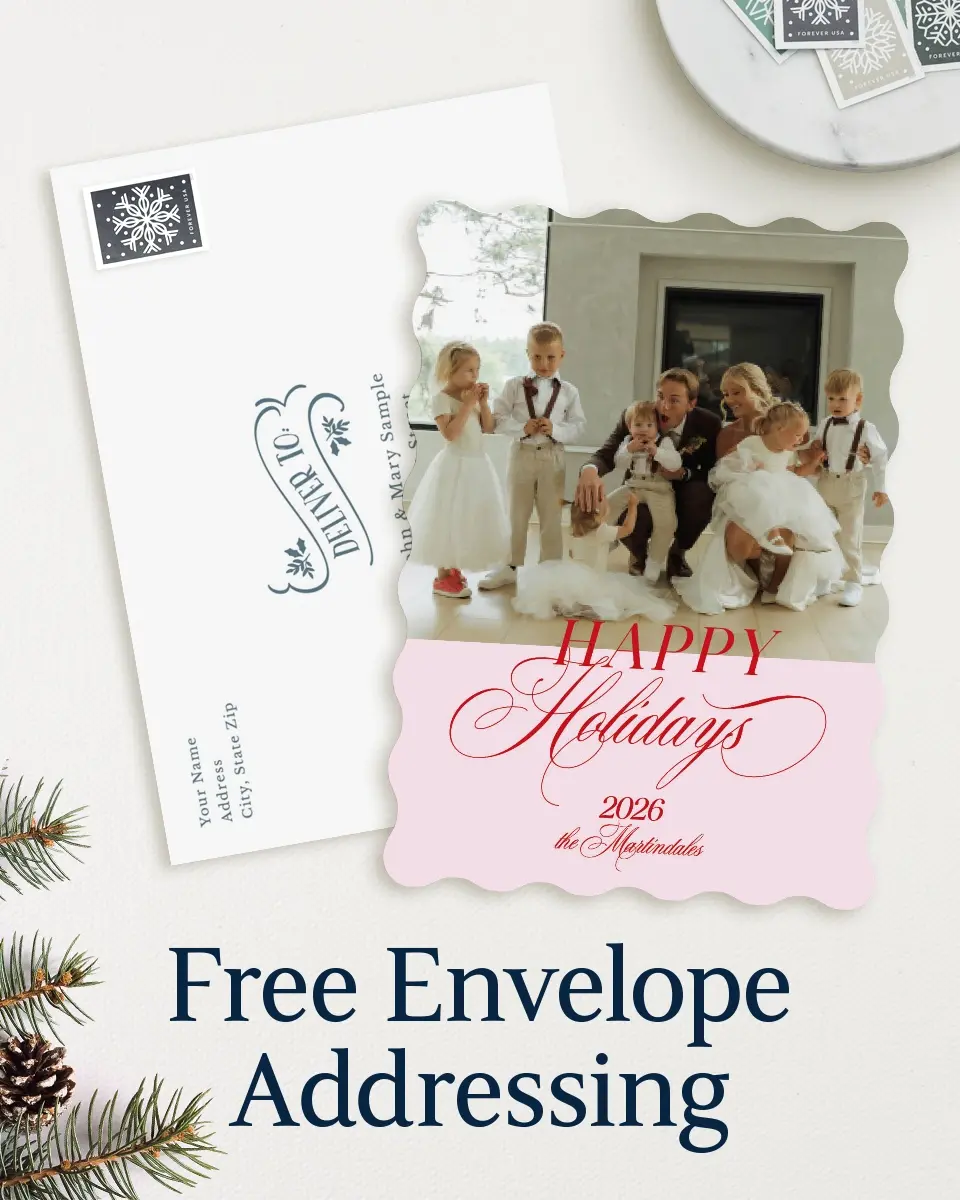 Wavy Christmas Cards